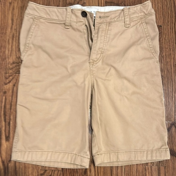 Abercrombie & Fitch Boys Tan Jean Shorts Size 13/14 - Picture 1 of 4